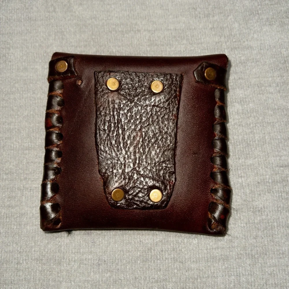 Hand Made Leather Ammo Pouch Hunting Outdoors Camping‎ Hiking